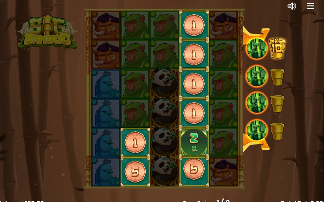 Free Games mit Meter für die vier Kartensymbole